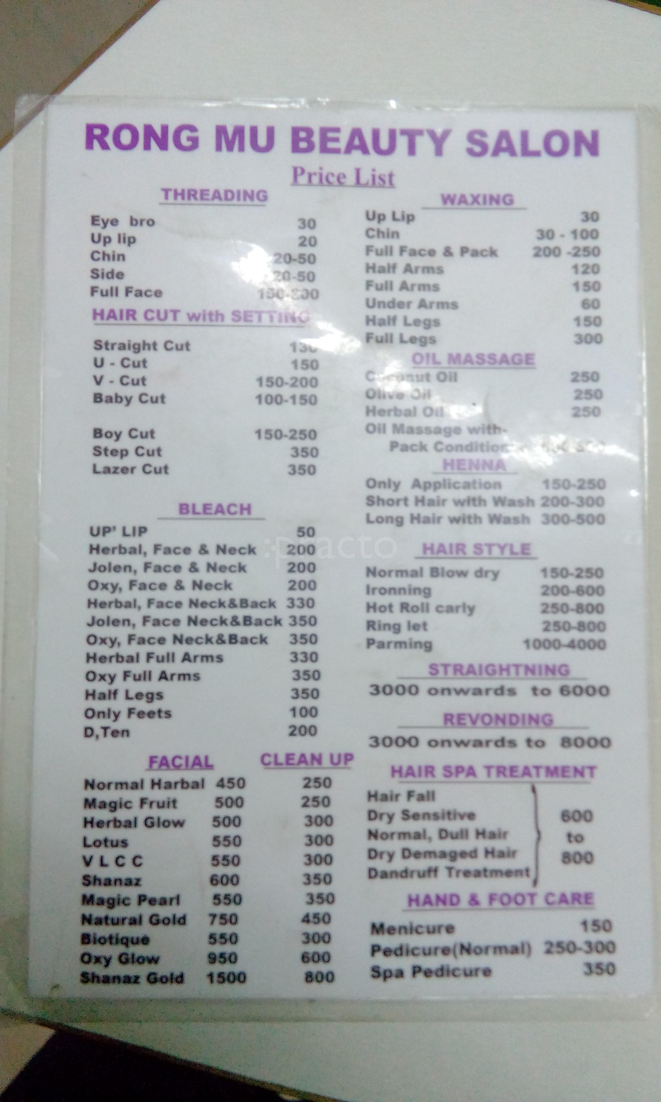 Rong My Beauty Salon CV Raman Nagar Bangalore
